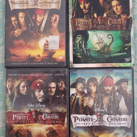 Dvd Primi 4 film "Pirati dei Caraibi"