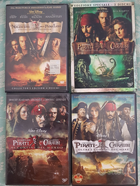 Dvd Primi 4 film "Pirati dei Caraibi"