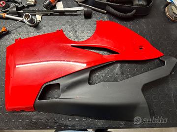 Vasca sx ducati panigale v4 per scarico akrapovic