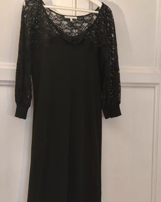 Tubino nero lana e tulle See by  Chloe t. 44