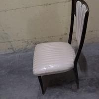 sedia da sala con schienale in radica n. 6