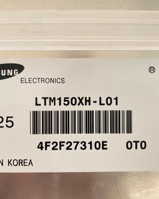 LCD TFT 15”  LTM150XH-L01