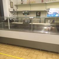 Bancone refrigerato per negozio alimentari