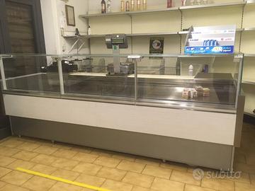 Bancone refrigerato per negozio alimentari