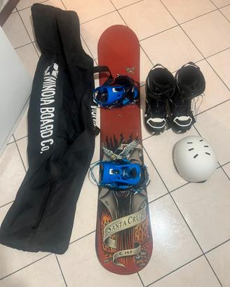 Tavola Snowboard + accessori