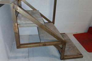 Scaletta per Barca con attacchi per pontile in mur