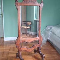 specchio doppio con ruote