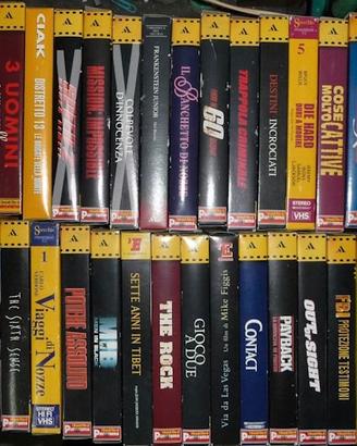 Lotto di VHS CINEMATOGRAFICO