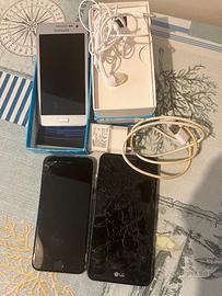 3 Smartphone -Iphone S6 + LG + Samsung Galaxy A5