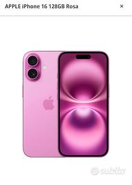 iPhone 16 rosa 128 gb