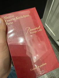 Baccarat rouge 540 70ml nuovo giacenza di magazzin