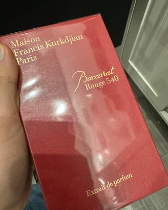 Baccarat rouge 540 70ml nuovo giacenza di magazzin