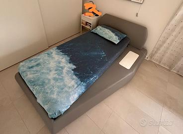 letto singolo mod. Tomasella Rock, con contenitore