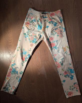 Pantaloni estivi a fiori, marca Please