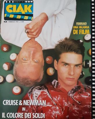 CIAK n.2 1987 Tom Cruise e Paul Newman