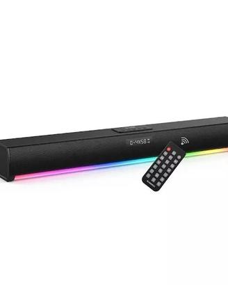 CASSA BLUETOOTH RICARICABILE RGB SOUNDBAR PER TV