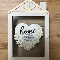 Portachiavi in legno da parete