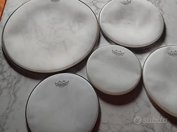 Pelli per batteria mesh Remo Silentstroke
