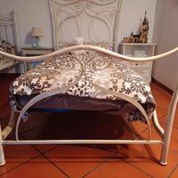 letto in ferro battuto completo