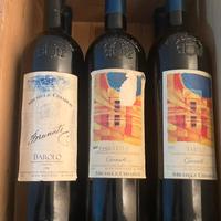 Collezione vinoBarolo varie annate aziende Chiarlo