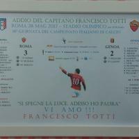 quadro ultima partita Del Piero e Totti