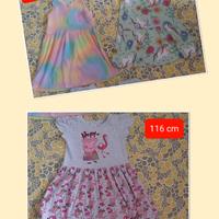 vestite estive bambina 116 cm