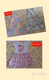 vestite estive bambina 116 cm