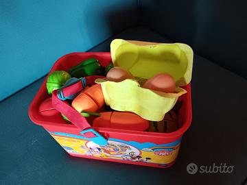 gioco alimenti per giocare in plastica