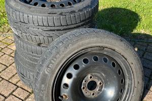 Gomme invernali + Cerchi in ferro 16'' 4 fori