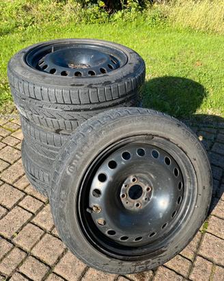 Gomme invernali + Cerchi in ferro 16'' 4 fori