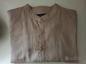 CAMICIA ZARA IN LINO TAGLIA M