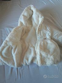 Piumino bianco bambina