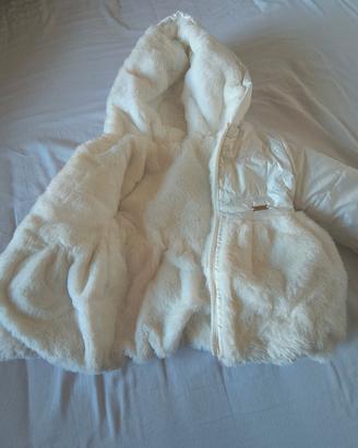 Piumino bianco bambina