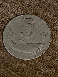 5 LIRE -1955 -Rara