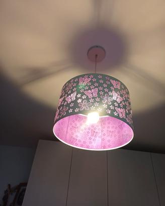 Lampadario decorativo farfalle