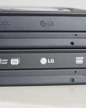 2 Masterizzatori LG CD/DVD IDE/SATA
