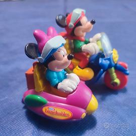 Topolino e Minnie in sidecar Disney