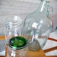 Bottiglia da 5 litri + 2 vasi da 1/2 e da 1 litro