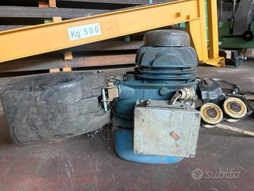 Gru a bandiera 500 kg con paranco Demag 125/250 kg