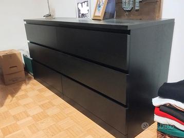 Cassettiera Malm di Ikea 6 cassetti
