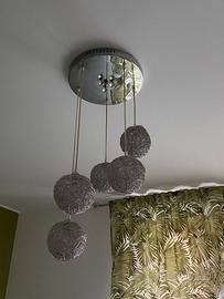 Lampadario + 2 abat jour comodino