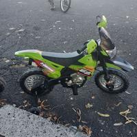 ForceZ Verde 6V Moto Elettrica con Rotelle