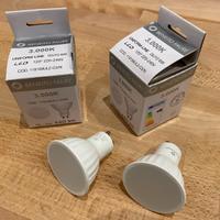 2 Lampadine LED GU10 luce calda