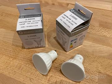 2 Lampadine LED GU10 luce calda
