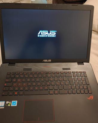 Asus ROG gl752 PC gaming notebook computer ultra
