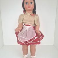 Bambola vintage anni 40 antica old doll cm 66