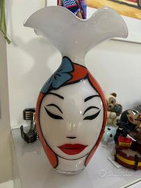 Vaso in vetro Rosenthal Studio-Line 'Face to Face'