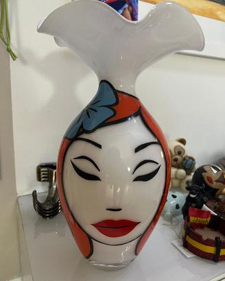Vaso in vetro Rosenthal Studio-Line 'Face to Face'