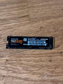 NVMe M.2 SSD Samsung 960 evo 500gb