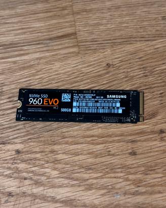 NVMe M.2 SSD Samsung 960 evo 500gb
